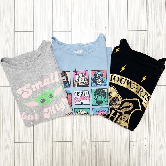 Other - Bundle of Girl's Character Shirts